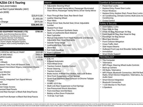 Used 2017 MAZDA CX-5 Touring w/ Preferred Equipment Package FWD image 2