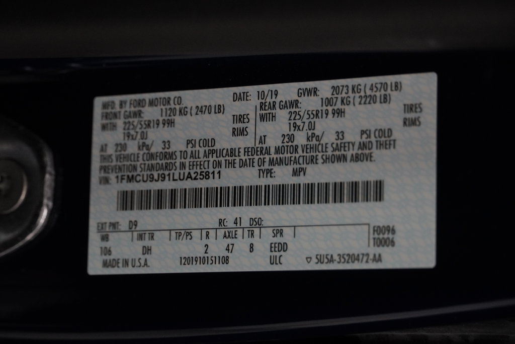 Used 2020 Ford Escape Titanium AWD/4WD image 51