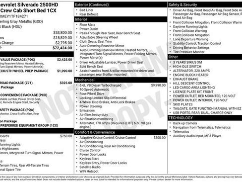 New 2026 Chevrolet Silverado 2500 Custom w/ Custom Value Package AWD/4WD image 36