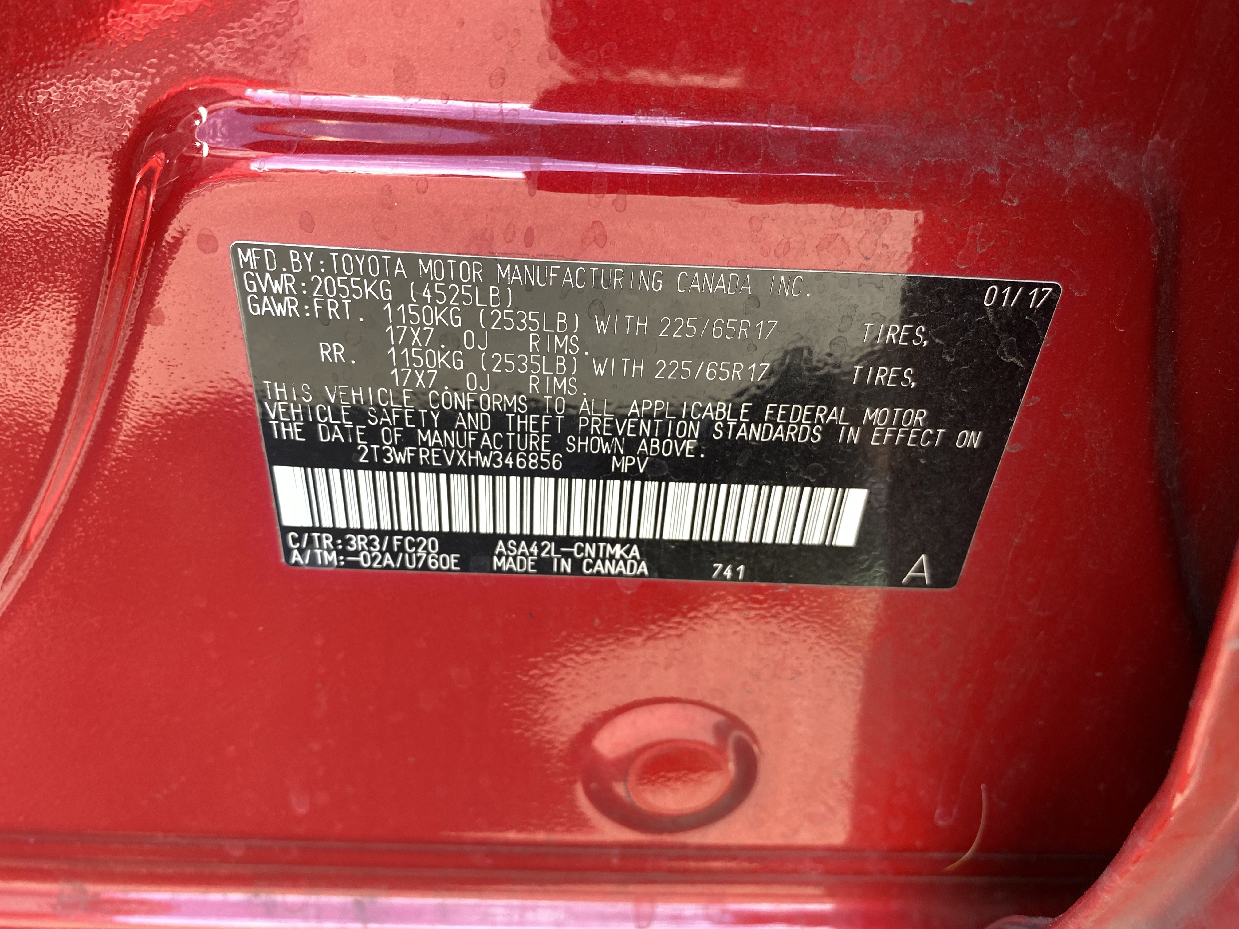 Used 2017 Toyota RAV4 XLE w/ Carpet Mat Package FWD image 33