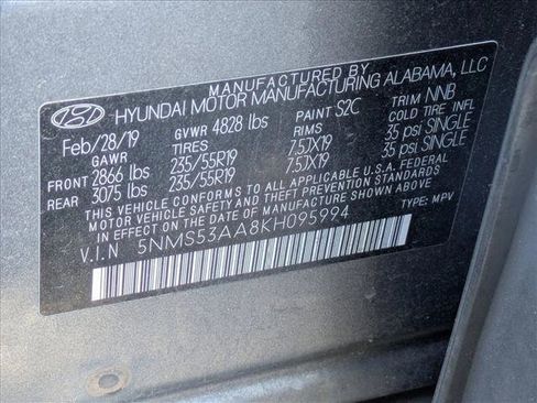 Used 2019 Hyundai Santa Fe Limited FWD image 15