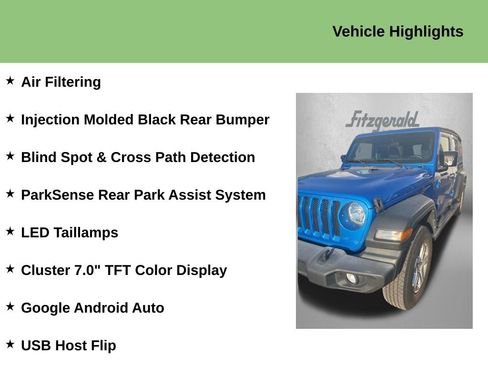 Used 2021 Jeep Wrangler Unlimited Sport image 10