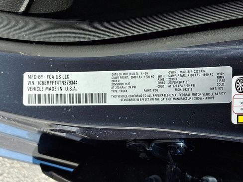 New 2026 RAM 1500 Big Horn AWD/4WD image 17