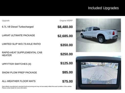 Used 2015 Ford F350 Lariat w/ Lariat Ultimate Package image 4