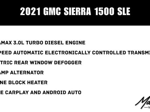 Used 2021 GMC Sierra 1500 SLE RWD image 2