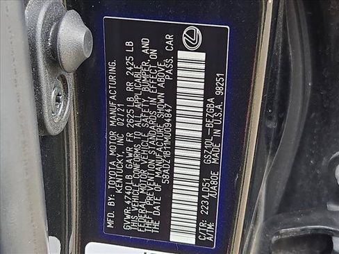 Used 2021 Lexus ES 350 w/ Premium Package FWD image 22