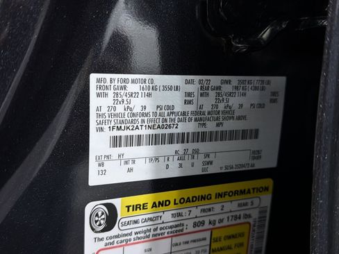 Used 2022 Ford Expedition Max Limited AWD/4WD image 42