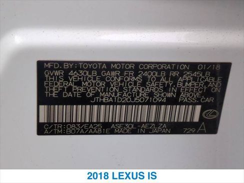 Used 2018 Lexus IS 300 F Sport RWD image 26