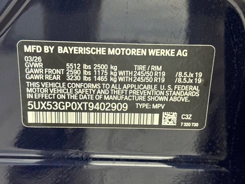New 2026 BMW X3 xDrive30i w/ Premium Package AWD/4WD image 20