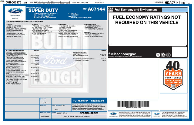 Used 2017 Ford F350 XL w/ Power Equipment Group AWD/4WD image 2