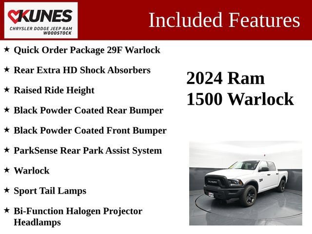 Used 2024 RAM 1500 Warlock AWD/4WD image 3