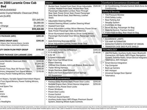 Used 2018 RAM 2500 Laramie w/ Off Road Package image 43