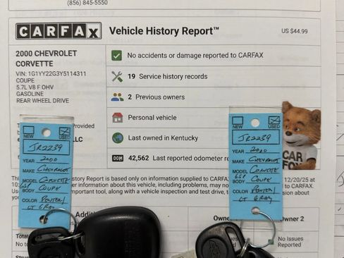 Used 2000 Chevrolet Corvette Coupe w/ Memory Pkg image 5