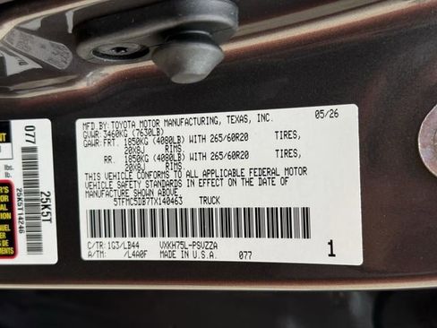 New 2026 Toyota Tundra 1794 Edition AWD/4WD image 37