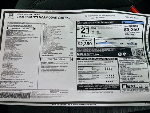 New 2026 RAM 1500 Big Horn RWD image 20
