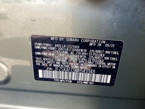 Used 2021 Subaru Forester Premium w/ Popular Package #1 AWD/4WD image 16