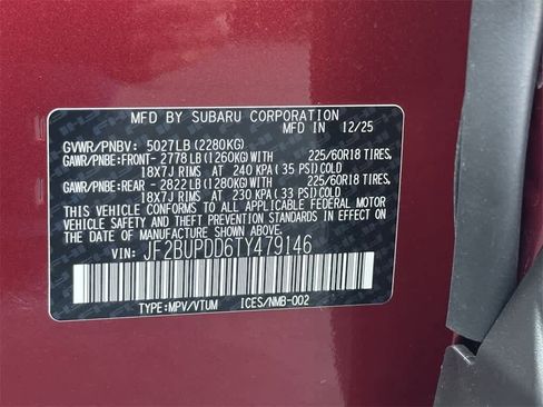 New 2026 Subaru Outback Limited image 21