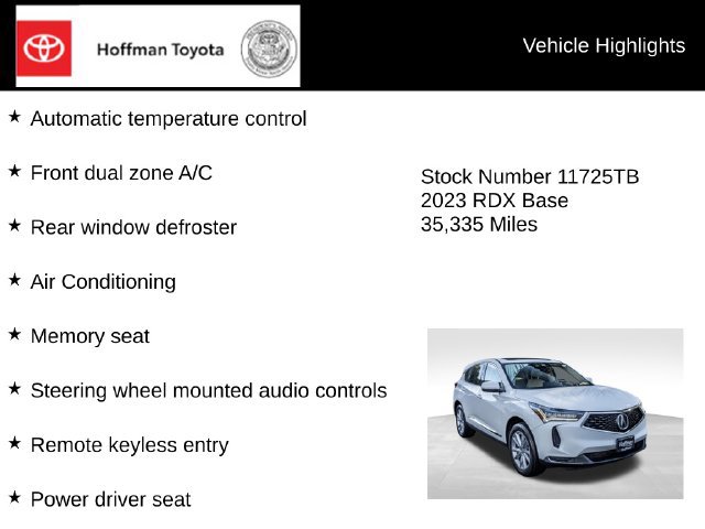 Used 2023 Acura RDX AWD image 10