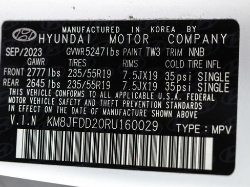 Used 2024 Hyundai Tucson Limited AWD/4WD image 39