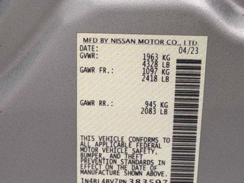 Used 2023 Nissan Altima 2.5 S FWD image 24