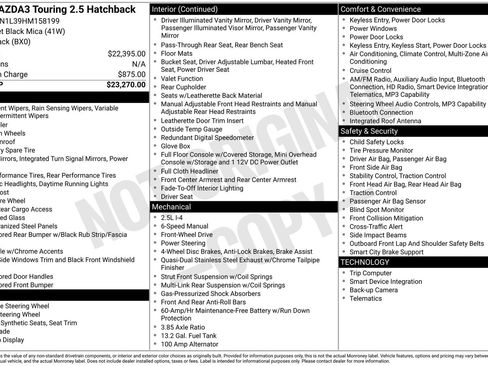 Used 2017 MAZDA MAZDA3 Touring image 16