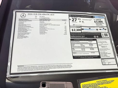 New 2026 Mercedes-Benz GLB 250 4MATIC image 18