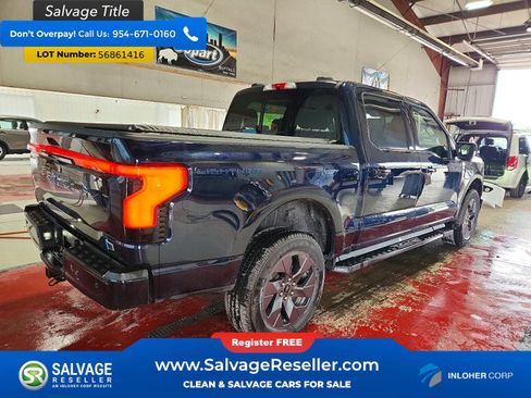 Used 2022 Ford F150 Lightning Lariat AWD/4WD image 4