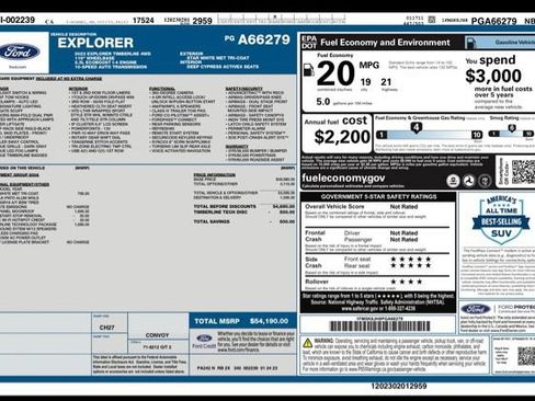 Used 2023 Ford Explorer Timberline w/ Timberline Technology Package AWD/4WD image 32