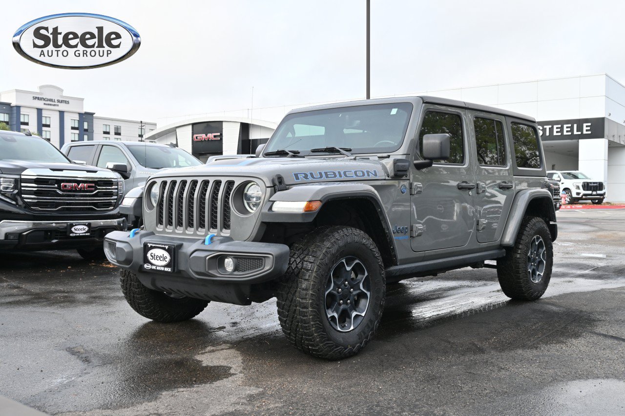 Used 2022 Jeep Wrangler Unlimited Rubicon 4xe w/ Cold Weather Group AWD/4WD image 1