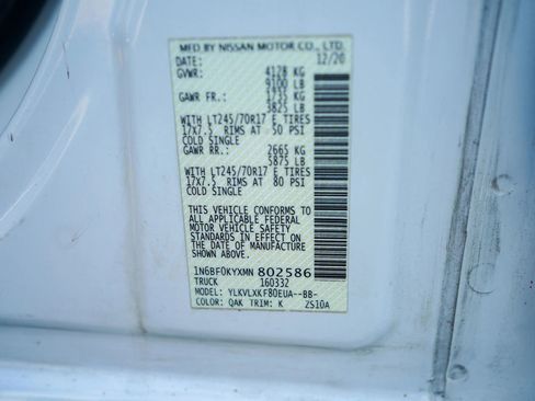 Used 2021 Nissan NV 2500 SV image 28