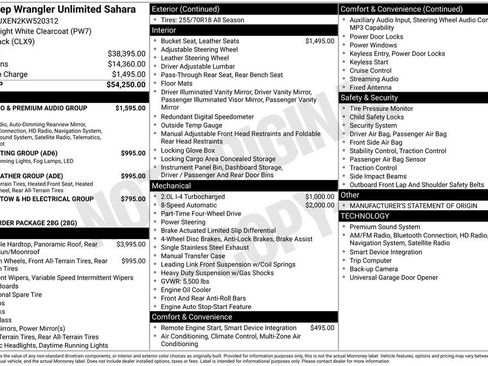 Used 2019 Jeep Wrangler Unlimited Sahara image 15