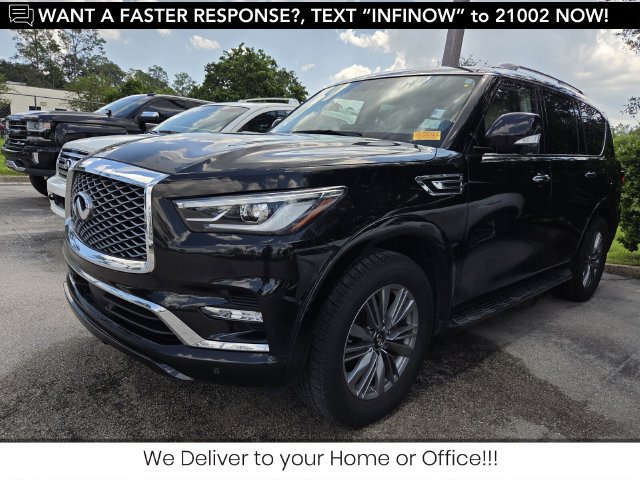 Used 2022 INFINITI QX80 Luxe w/ Cargo Package AWD/4WD image 1