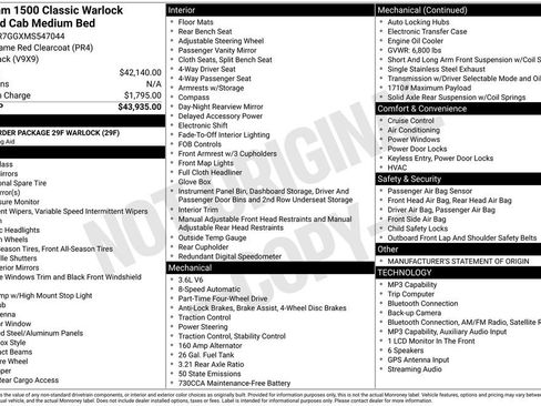 Used 2021 RAM 1500 Warlock AWD/4WD image 33