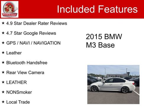 Used 2015 BMW M3 RWD image 5