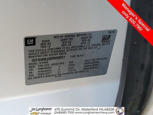 Certified 2016 Cadillac Escalade ESV Luxury image 36
