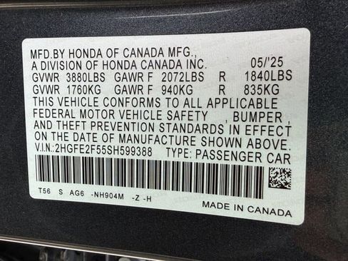 Used 2025 Honda Civic Sport image 31