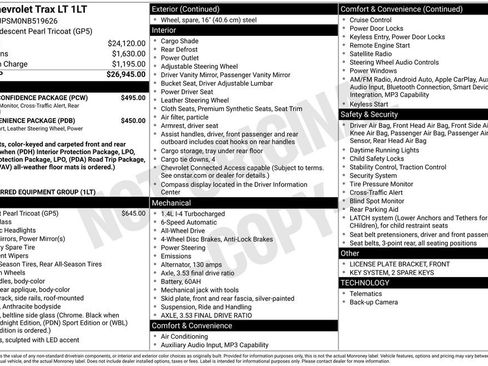 Used 2022 Chevrolet Trax LT w/ Driver Confidence Package AWD/4WD image 33