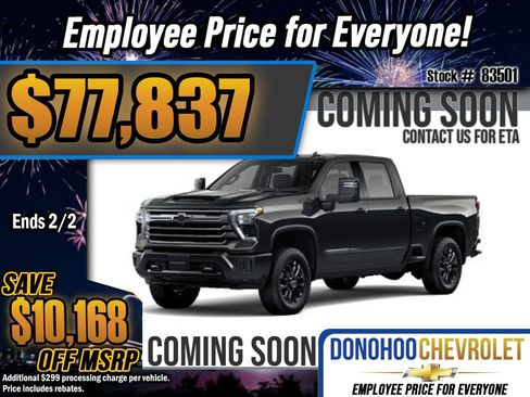 New 2026 Chevrolet Silverado 2500 High Country w/ Midnight Edition image 1