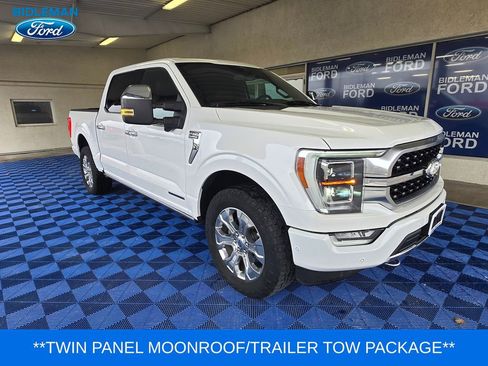 Used 2021 Ford F150 Platinum w/ Equipment Group 701A High image 1