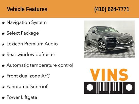 Used 2022 Genesis GV70 2.5T w/ Select Package AWD/4WD image 5