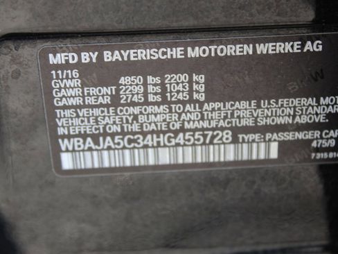 Used 2017 BMW 530i RWD image 18