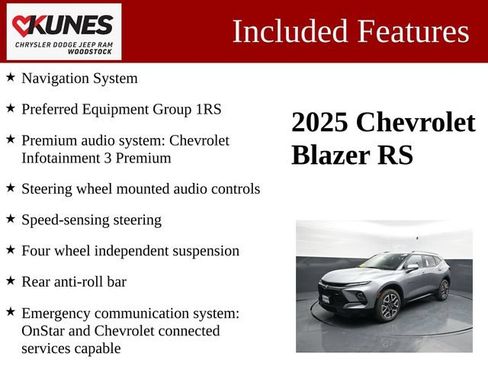 Used 2025 Chevrolet Blazer RS AWD/4WD image 3