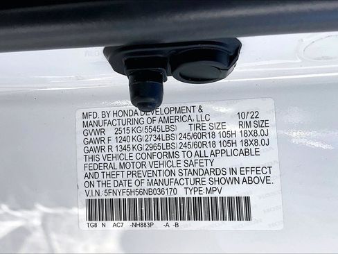 Used 2022 Honda Pilot EX-L image 17