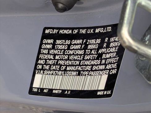 Used 2020 Honda Civic EX-L image 24