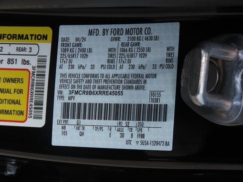 Certified 2024 Ford Bronco Sport Big Bend w/ Convenience Package AWD/4WD image 30
