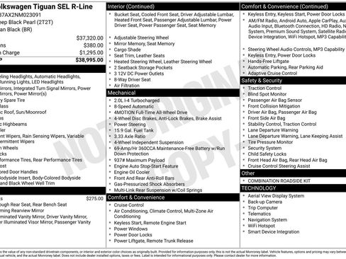 Used 2022 Volkswagen Tiguan SEL R-Line image 29