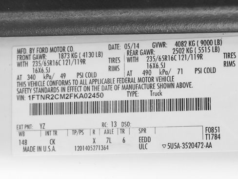 Used 2015 Ford Transit 250 Base w/ Interior Upgrade Package image 7