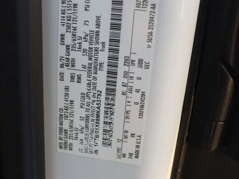 Used 2021 Ford Transit 250 148 High Roof w/ Load Area Protection Package image 13