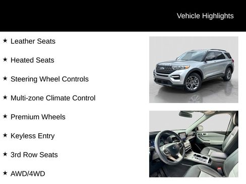 Certified 2024 Ford Explorer XLT w/ Equipment Group 202A AWD/4WD image 16