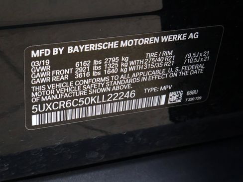 Used 2019 BMW X5 xDrive40i w/ Convenience Package AWD/4WD image 22